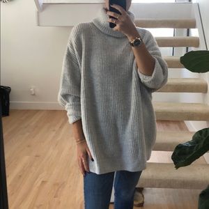 Light Grey Turtle Neck Sweater